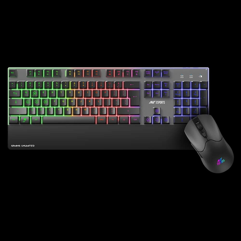 Ant Esports KM550 Pro Wireless Gaming Keyboard & Mouse combo - Black